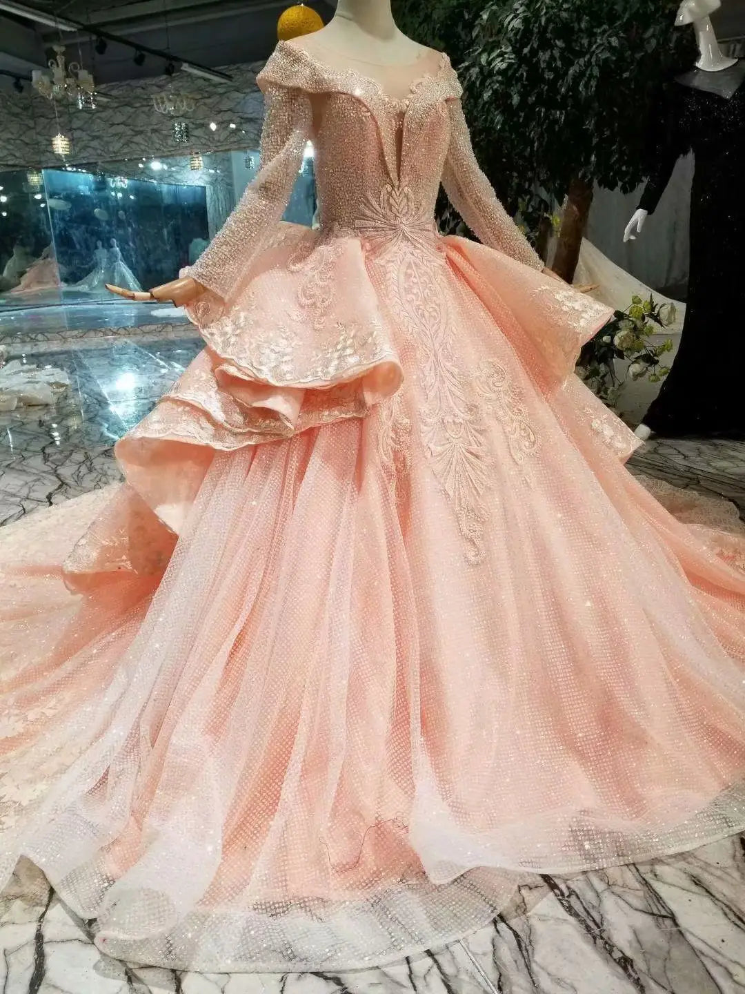 best evening dresses 2020 LaDivine J883 Long Formal A Line Evening Dress