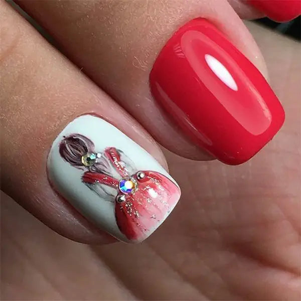 French Mani Dancer Nails Wedding Nails Elegant Nails