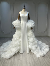 Ostty Off-Shoulder Mermaid Wedding Dress with Lace & Train OST-MS021-25 (Wholesale)