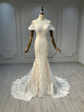 Ostty Strapless Lace Mermaid Bridal Gown with Off-Shoulder Sleeves OST-ME025-25 (Wholesale)