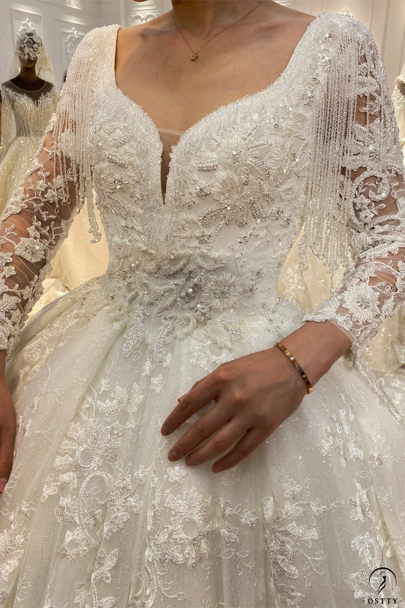 HN EXCLUSIVE 4163 - Custom Size - Wedding & Bridal Party Dresses $1,699