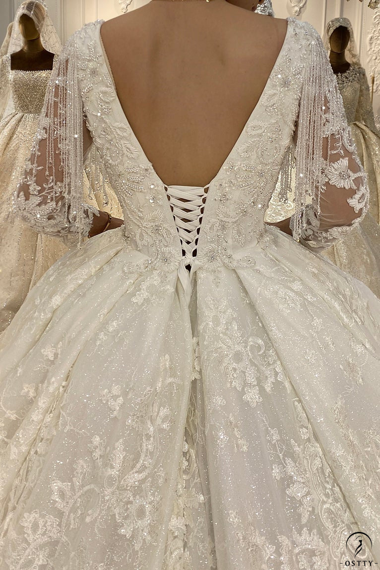 HN EXCLUSIVE 4163 - Custom Size - Wedding & Bridal Party Dresses $1,699