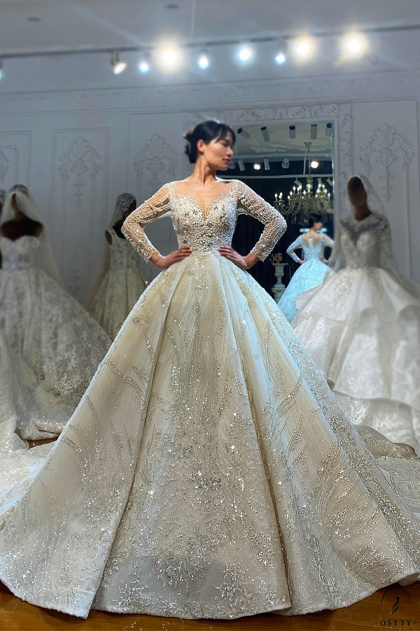 HN EXCLUSIVE 4184 - Custom Size - Wedding & Bridal Party Dresses $1,100