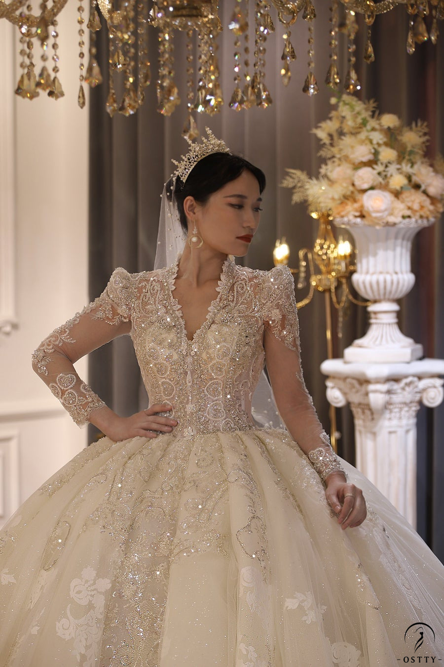 HN EXCLUSIVE 4194 - Custom Size - Wedding & Bridal Party Dresses $1,650