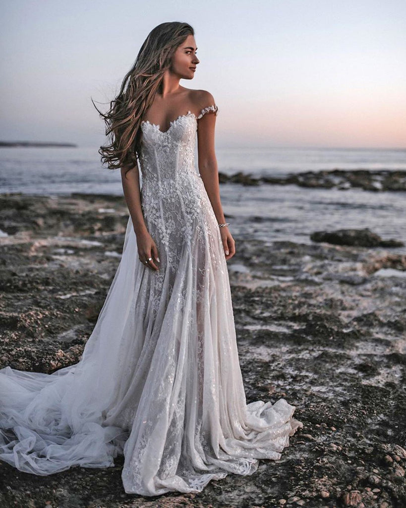 Chic A-line style Wedding Dresses 2022