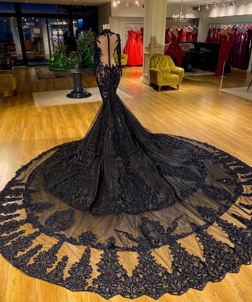 38+ Elegant Black Wedding Dresses for Every Bridal Style