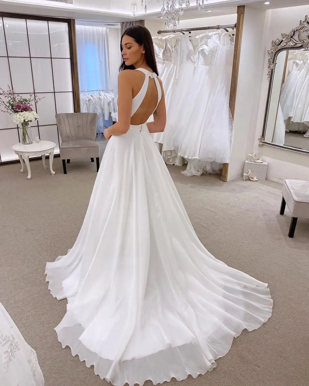 Chic A-line style Wedding Dresses 2022