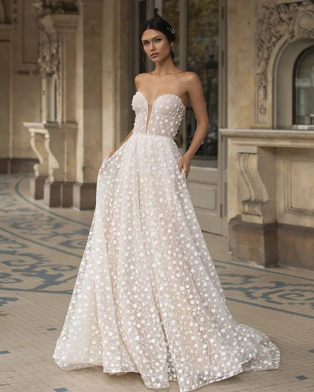 Chic A-line style Wedding Dresses 2022