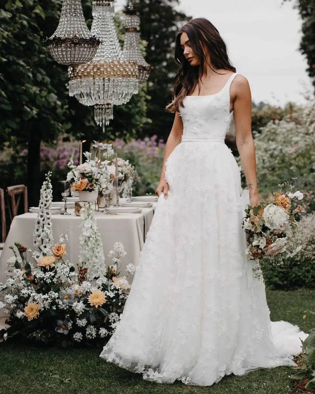 Chic A-line style Wedding Dresses 2022