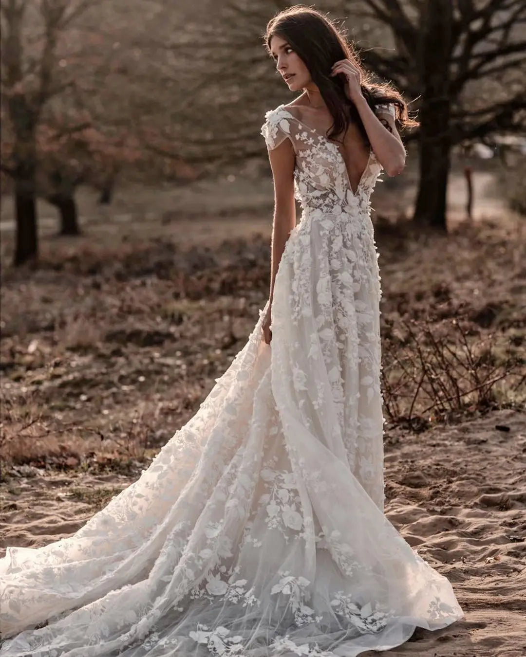 Chic A-line style Wedding Dresses 2022
