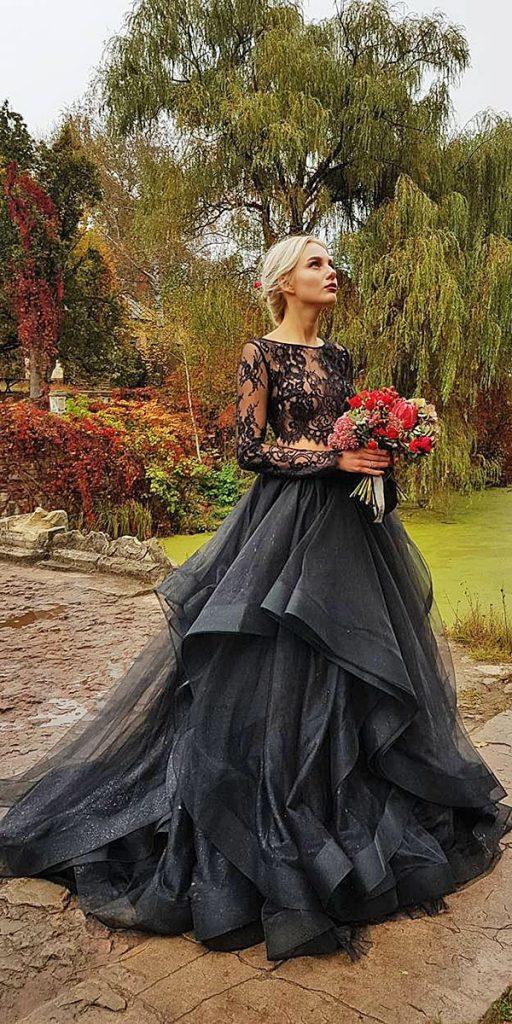 20 + Elegant Black Wedding Dresses – OSTTY