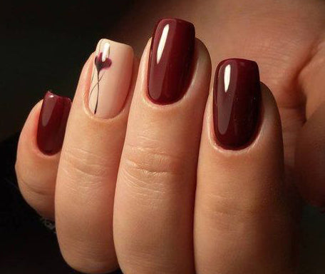 55+ Trendy Manicure Ideas In Fall Nail Colors；Purple Nails; Manicure; Fall Nails;Trendy nails; gel nails; nails shop