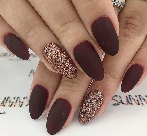 55+ Trendy Manicure Ideas In Fall Nail Colors；Purple Nails; Manicure; Fall Nails;Trendy nails; gel nails; nails shop