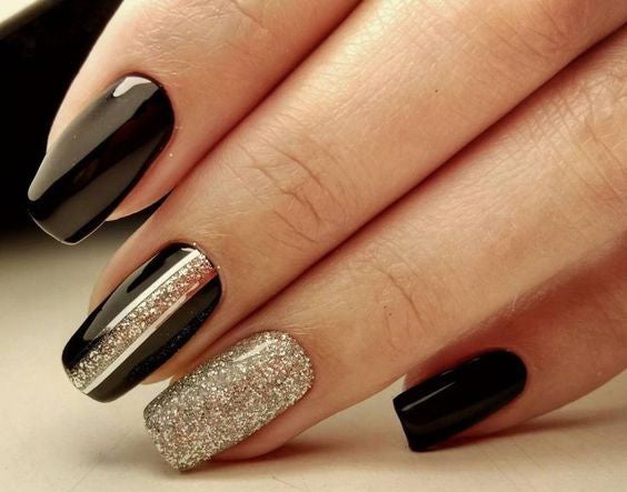 36+ Pretty Trending Fall Nails; coffin nails; Fall gel nail; short Purple nails; Purple cute nails; Purple matte nails; Purple glitter nails.