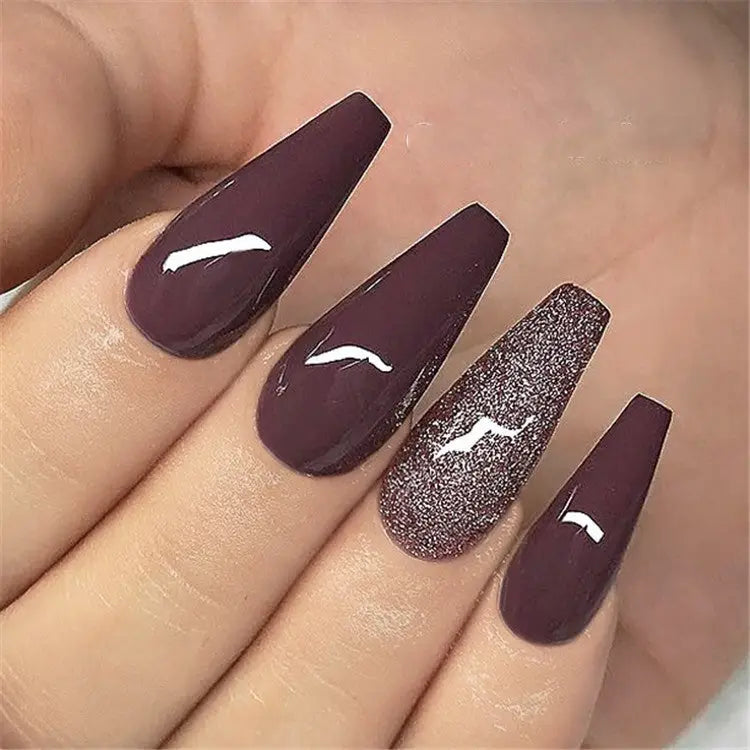 Ombre Design For Coffin Nails