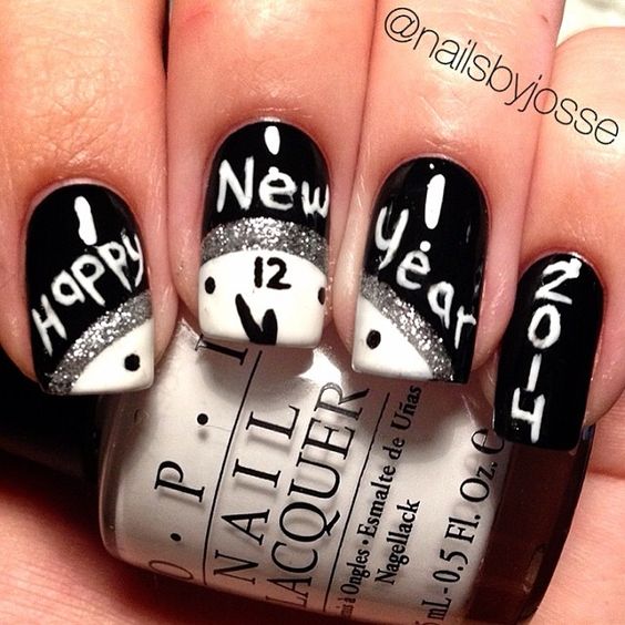 Bright Colors For New Year Nails 2019; New Year nails; cute New Year nails; New Year coffin nails; easy New Year nails; New Year nails designs;