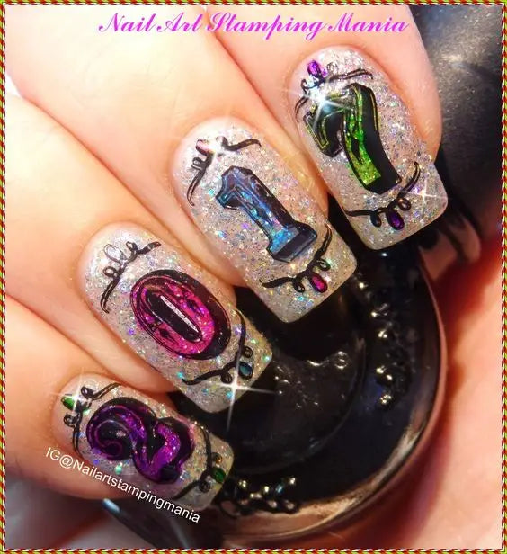 Bright Colors For New Year Nails 2019; New Year nails; cute New Year nails; New Year coffin nails; easy New Year nails; New Year nails designs;