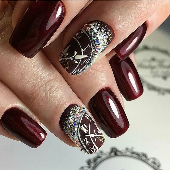 Bright Colors For New Year Nails 2019; New Year nails; cute New Year nails; New Year coffin nails; easy New Year nails; New Year nails designs;
