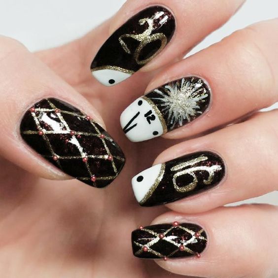 Bright Colors For New Year Nails 2019; New Year nails; cute New Year nails; New Year coffin nails; easy New Year nails; New Year nails designs;