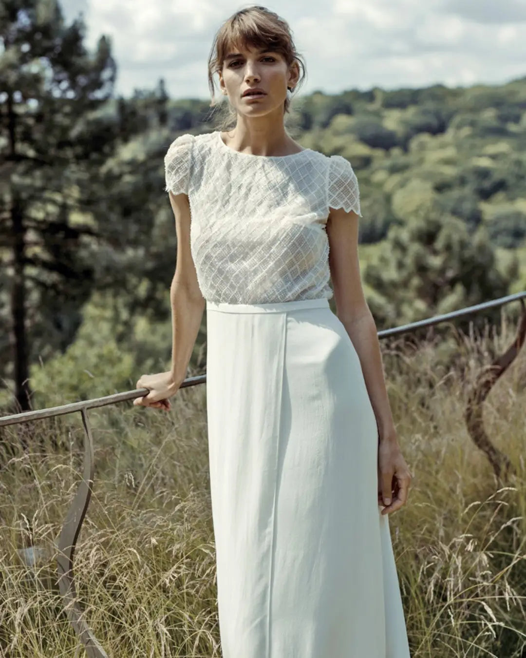Open Back Rustic Wedding Dresses