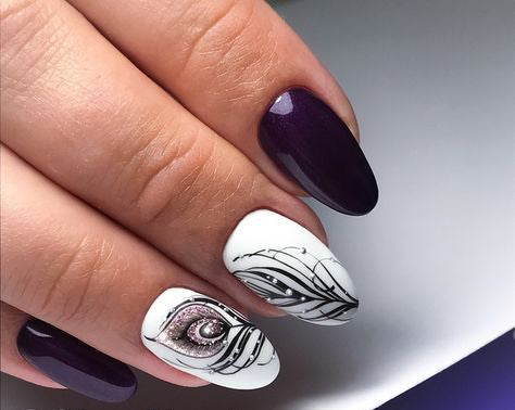 20+ Cool Tropical Leaves Nails Designs; Tropical Leaves nails; design de unhas; Геометрия Дизайн ногтей; Дизайн ногтей; Summer nails; Beach nails; Vocation nails; nail shop; nail salon; simple nails;