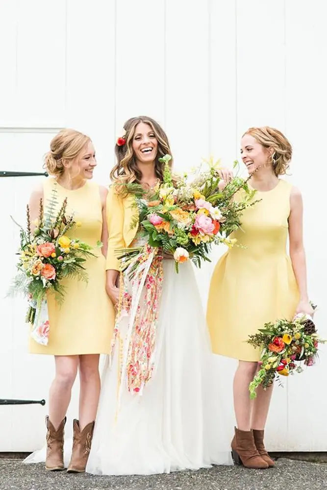10 + Yellow Bridesmaid Dresses For Bright Wedding