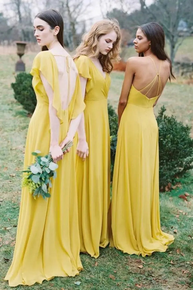 10 + Yellow Bridesmaid Dresses For Bright Wedding