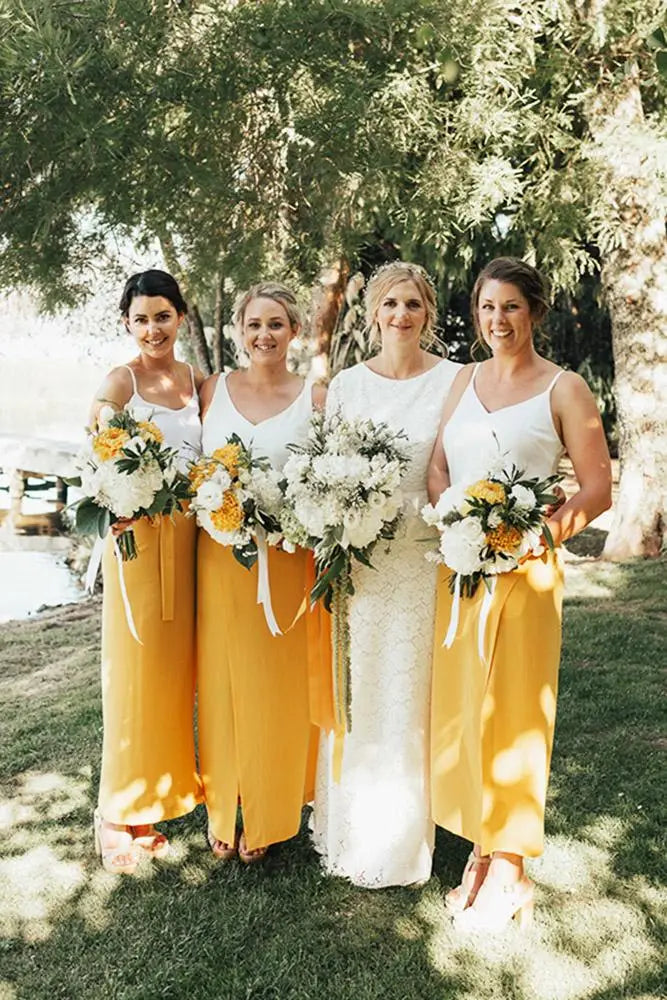 10 + Yellow Bridesmaid Dresses For Bright Wedding