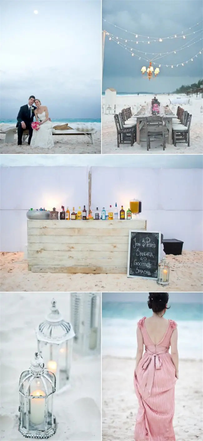 Beach Wedding Inspiration and Ideas for Styling, Decor the Dress and More
