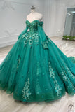 Green Cape Long Sleeves Quinceanera Dress OS747 - Bridal Party Dresses $899.99
