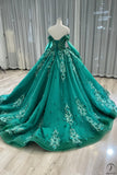 Green Cape Long Sleeves Quinceanera Dress OS747 - Bridal Party Dresses $899.99