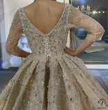 Luxury Embroidered Sleeveless Wedding Dresses OS3960 - Wedding & Bridal Party Dresses $1,699.99
