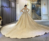 Luxury Embroidered Sleeveless Wedding Dresses OS3960 - Wedding & Bridal Party Dresses $1,699.99