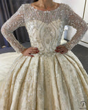 Luxury Embroidered Sleeveless Wedding Dresses OS3974 - Wedding & Bridal Party Dresses $1,699.99