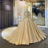 Luxury Embroidered Sleeveless Wedding Dresses OS3974 - Wedding & Bridal Party Dresses $1,699.99