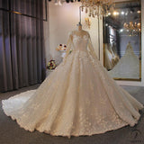 Copy of Copy of Long Sleeves Beading Wedding Dress OS3917 - $2,460.50