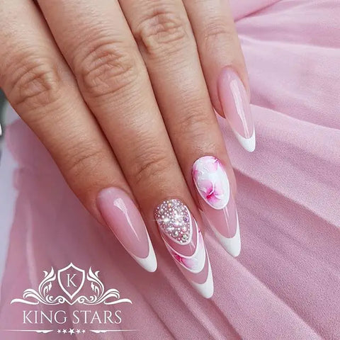 40 + prom night long nail elegant art design