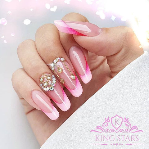 40 + prom night long nail elegant art design