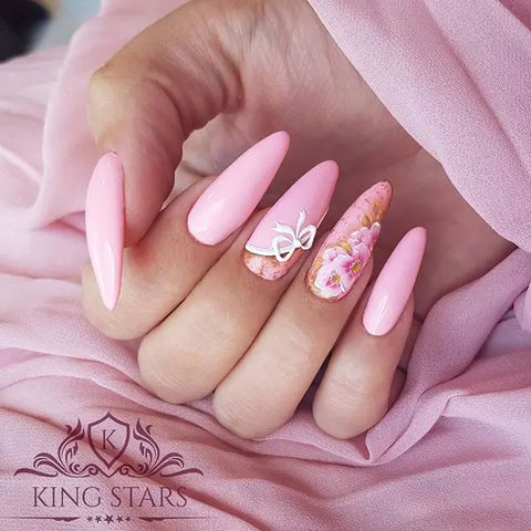 40 + prom night long nail elegant art design