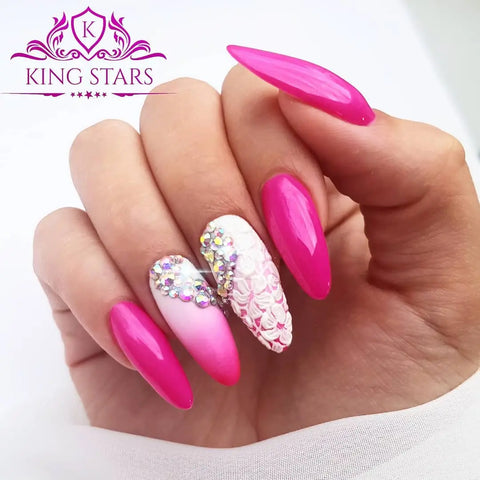 40 + prom night long nail elegant art design
