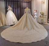 2021 Off The Shoulder Long Sleeves Beading Wedding Dress Real Photos - $2,460.50