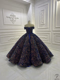 Ostty Sweet 16 Sweet 15 XV Dress Quinceanera Dress - Blue Quinceanera Dress $549.99