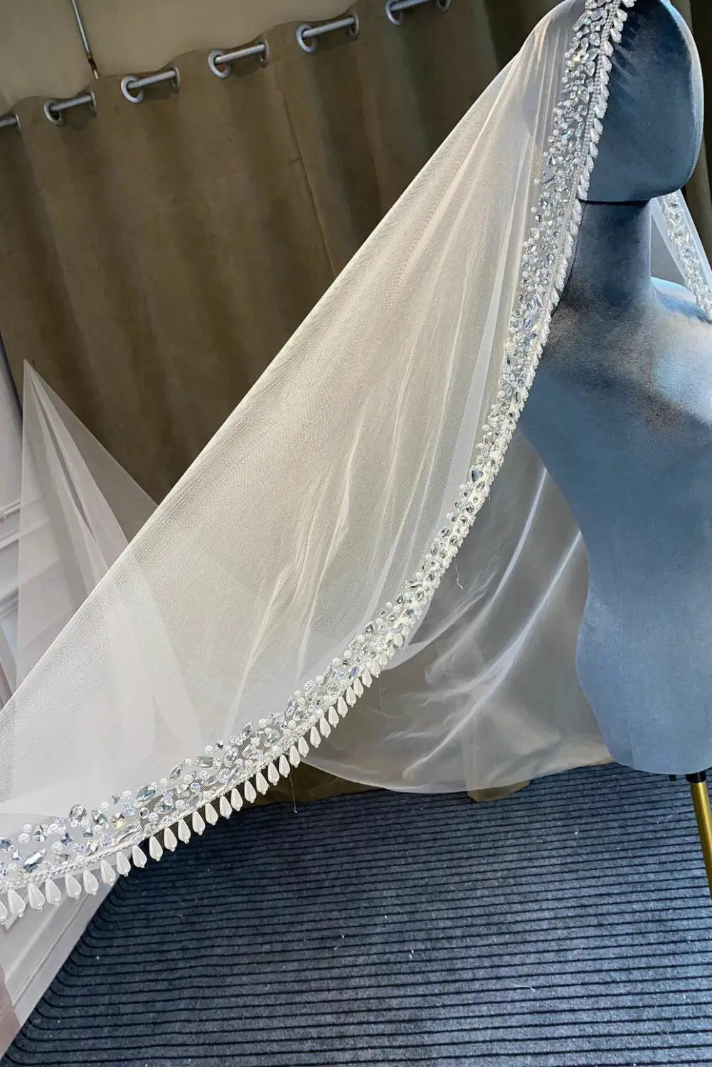 Ostty Matching Veils Custom Made Service