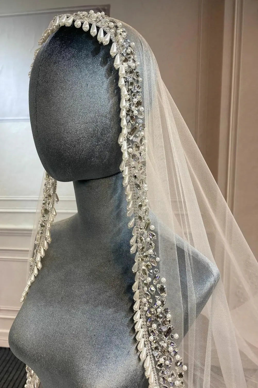 Ostty Matching Veils Custom Made Service
