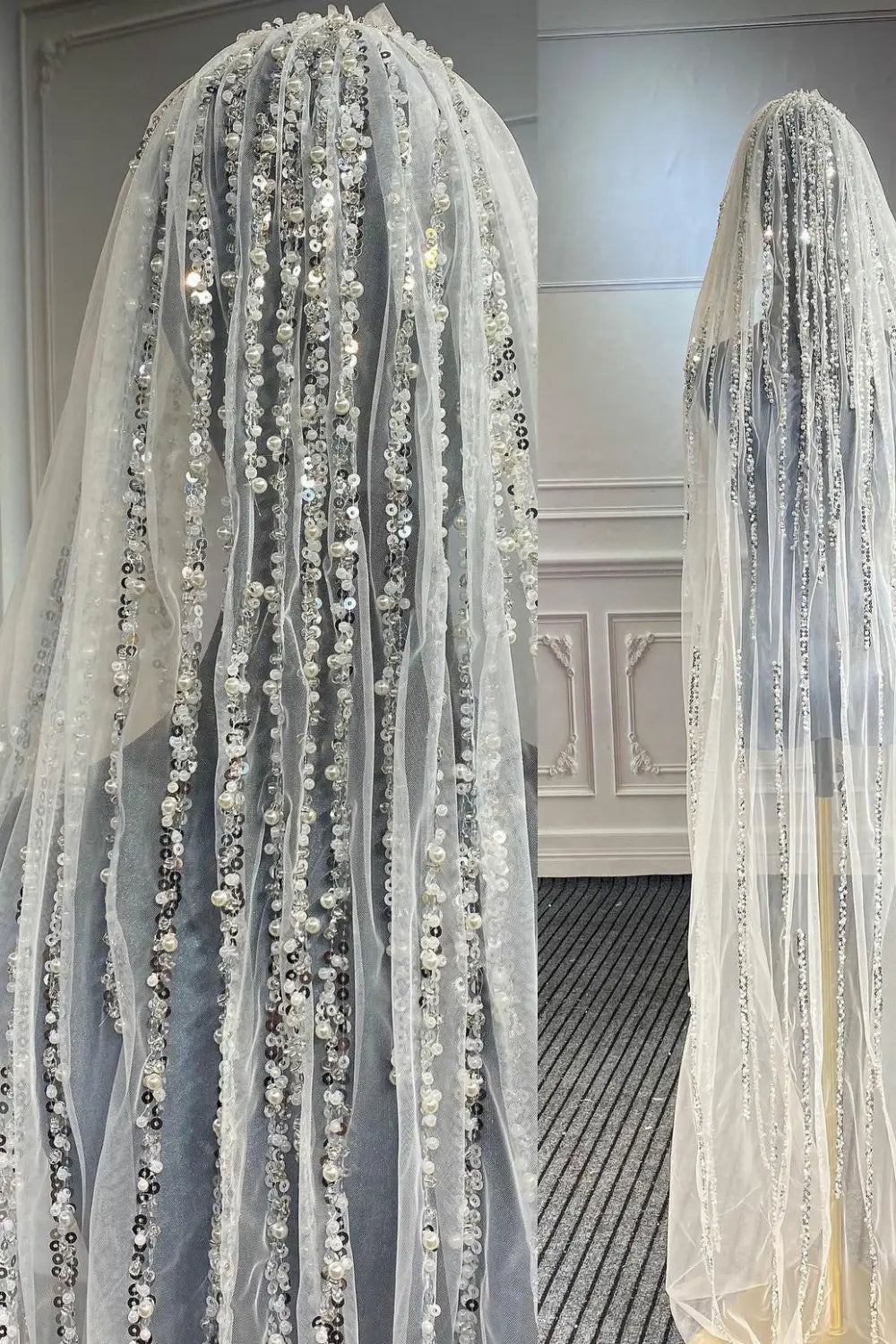 Ostty Matching Veils Custom Made Service