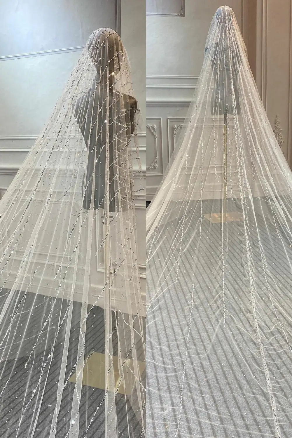 Ostty Matching Veils Custom Made Service