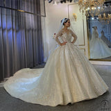 Copy of Copy of Copy of Copy of Long Sleeves Beading Wedding Dress OS3925 - $2,460.50