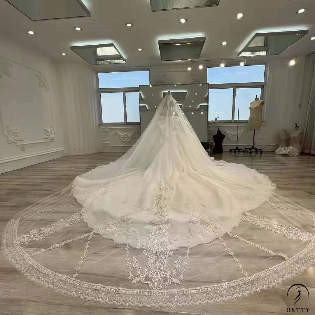 A matching veil for a wedding dress. - $69.99