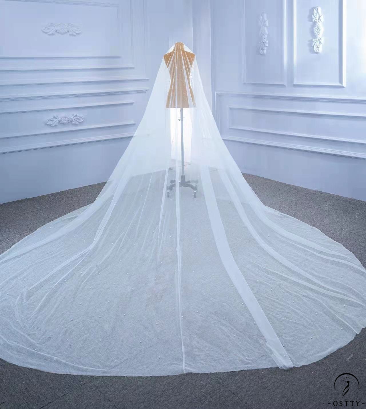 A matching veil for a wedding dress. - $69.99