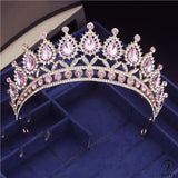 Crystal Headbands Queen Tiaras and Crowns Bridal Wedding Jewelry